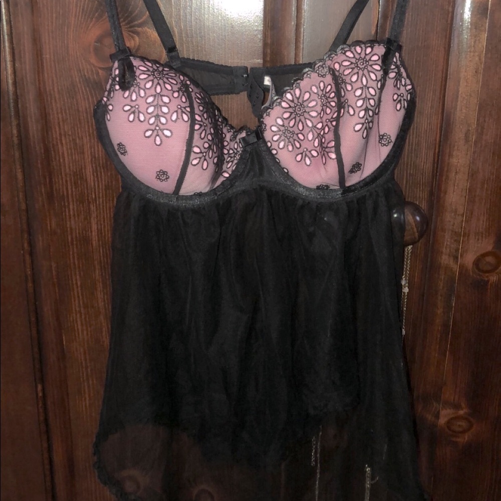 Neglijay black and pink from the sexy little things collection